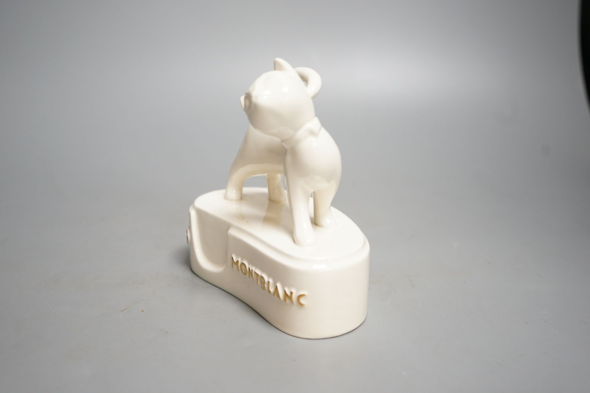 A rare Montblanc advertising display pottery 